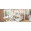 Lit simple au-dessus de double avec glissade, panneau de fibres à densité moyenne en bois, maisonnette moderne pour la maison