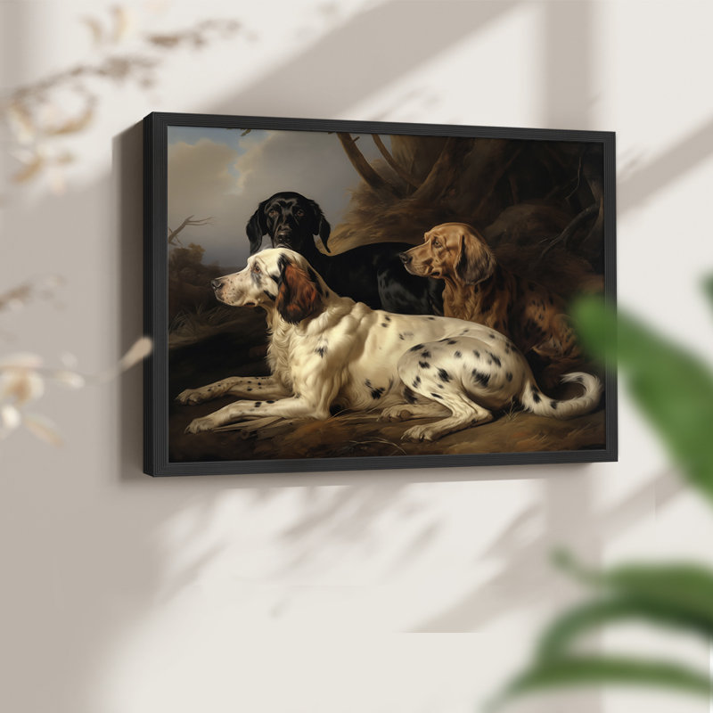 Faune - C - Reproduction encadrée - Restickable, Black, H 16 po x l 20 po