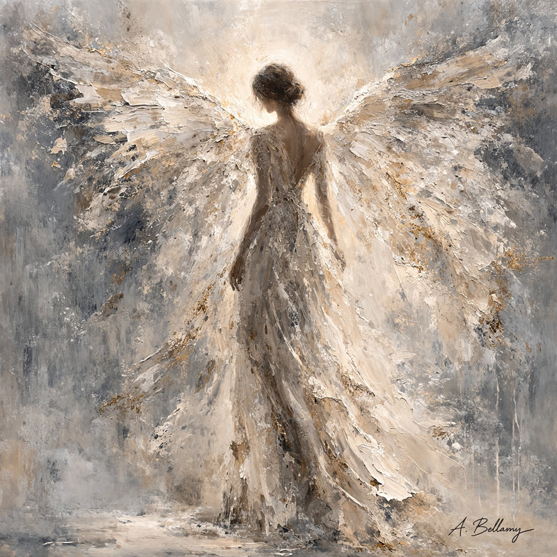 «Golden Horizon», art mural sur toile tendue, L 20 po x H 20 po x P 1,5 po
