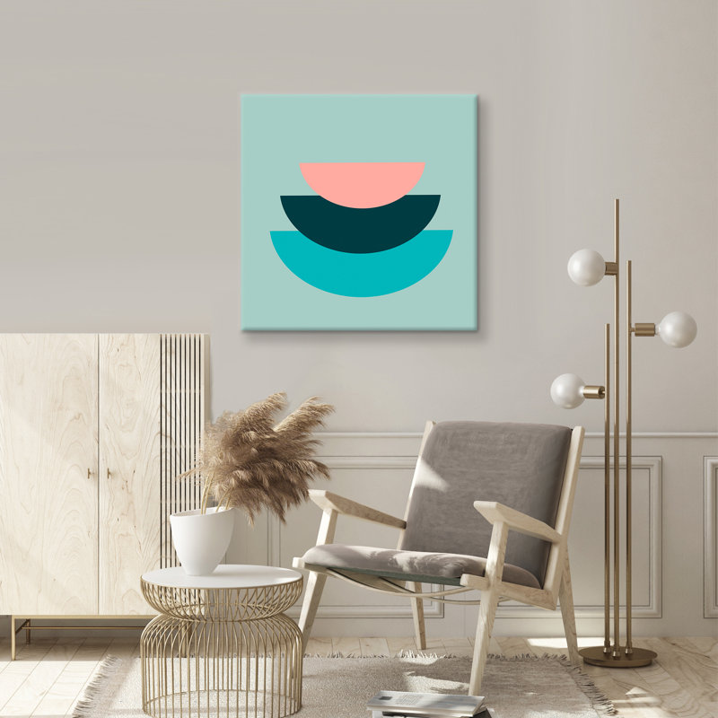 «Boho Greco VI», art mural sur toile tendue par Lisa Kaw, H 30 po x l 30 po x 1,5 po, Toile tendue