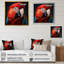 Portrait de perroquet rouge - art mural perroquet-1659518355-1659518354