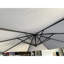 Parasol de patio gris 10 pi Offset