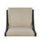 Fauteuil en cuir Sling - poivre