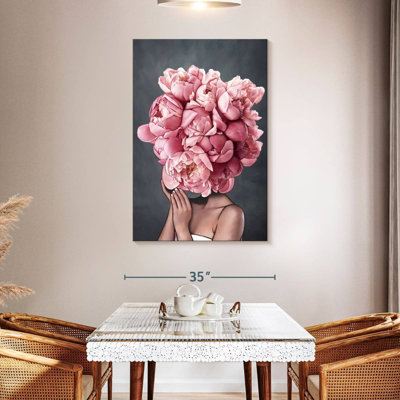 Lady Peony X, reproduction sur toile