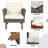 9-Piece Patio Rattan Furniture Set-1463944298