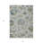 HomeRoots 3' X 5' Taupe Navy Blue And Denim Blue Floral Washable Indoor Outdoor Area Rug