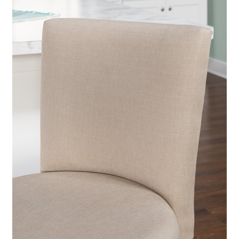 Tabouret pivotant rembourré à 360 degrés, Tabouret de comptoir (assise de 26,06 po de hauteu