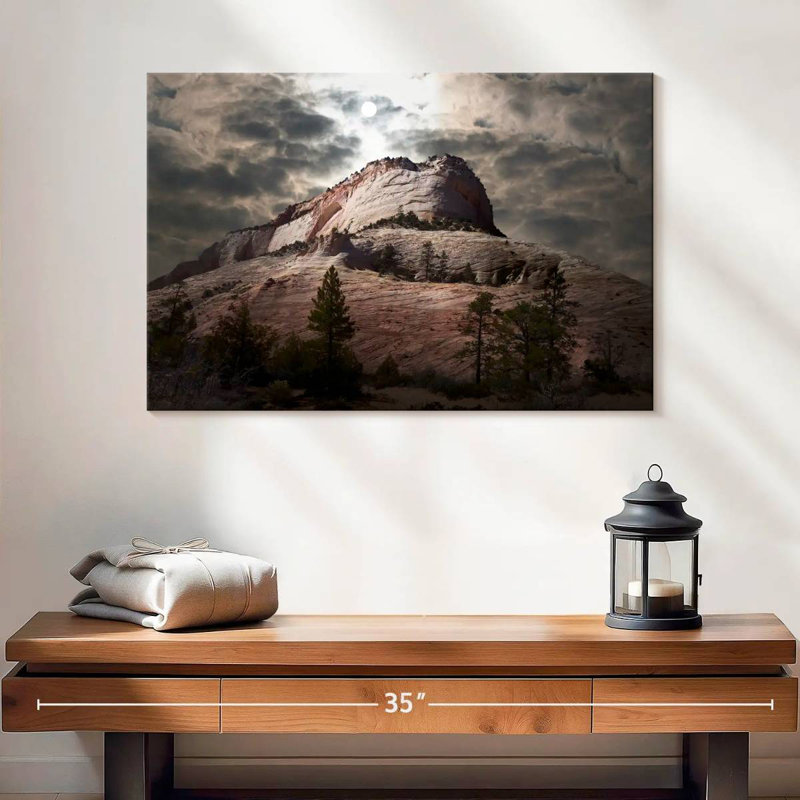 Alvord Moonlight Mountain, 16" H x 24" W