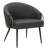 Faux Leather Barrel Chair-976659846