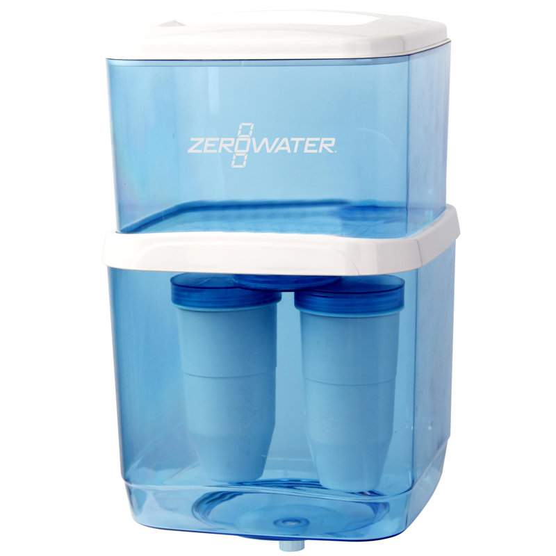 Ensemble de bouteilles d'eau Avanti Zerowater, en blanc