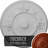 Endurathane Flower Ceiling Medallion, 27"OD x 1 1/8"P (Fits Canopies up to 3 7/8"), Hand-Painted Firebrick Finish-29034714