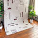 Morin Abstract Shag Area Rug