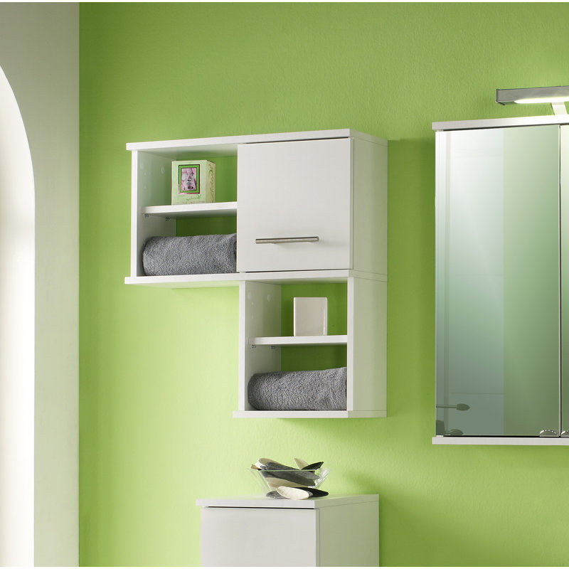 Isola Wall Bathroom Cabinet, White