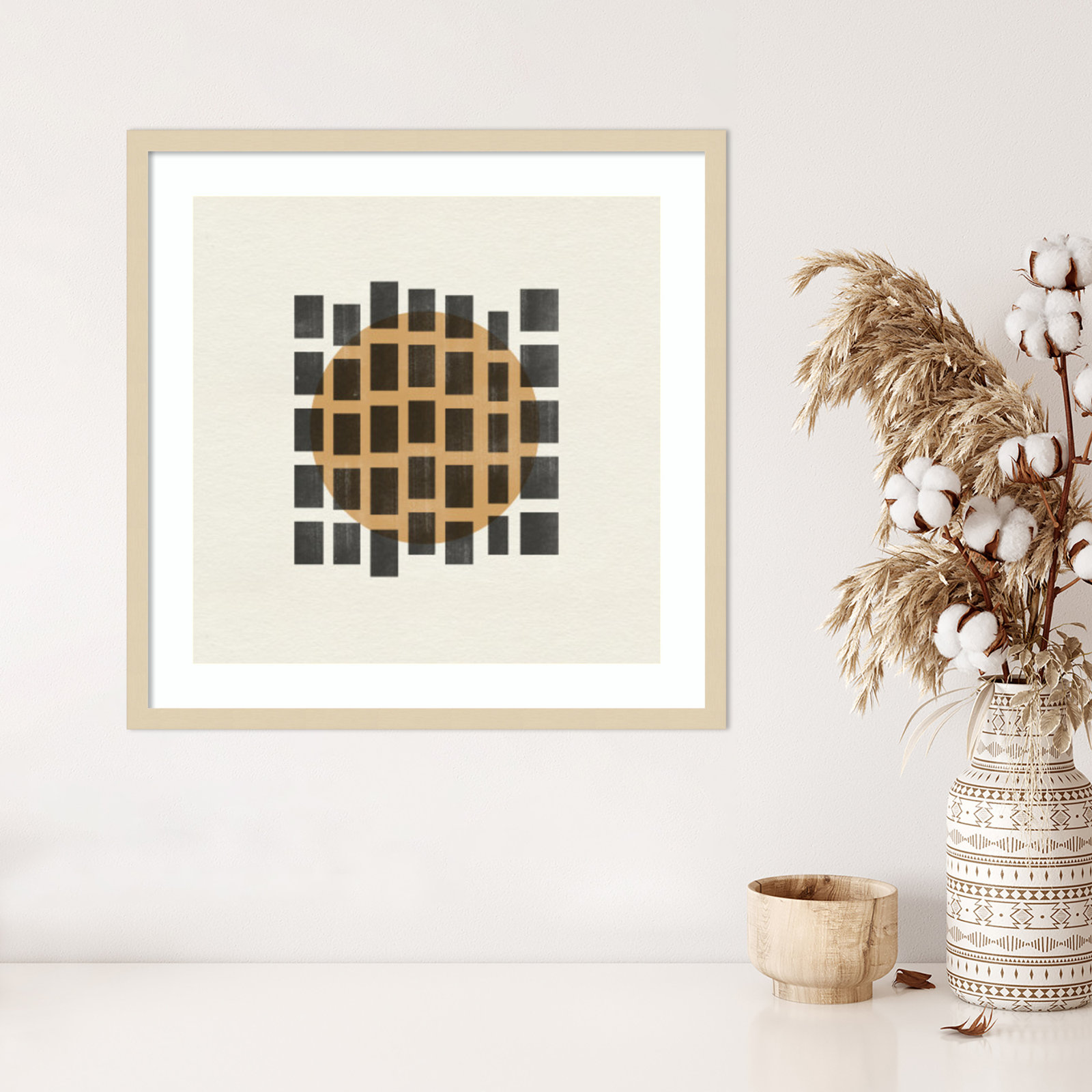 Giese "Paper Object No. 8" Print, Brown, 25" H x 25" W