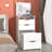 Shiona 18.9'' Wide Makeup Vanity Table With Storage Makeup Stool,Flip Top Lighted Mirror, 3 Drawers