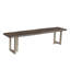 Banc en bois massif Jisele