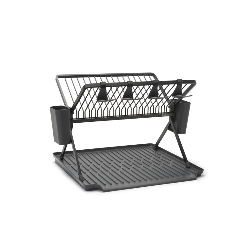 Égouttoir à vaisselle pliable en aluminium pliable Brabantia Sinkside, Gris foncé