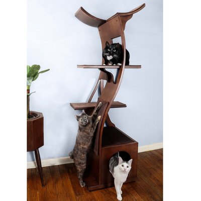 69"" Lotus Cat Tree -  The Refined Feline, LOT-MA