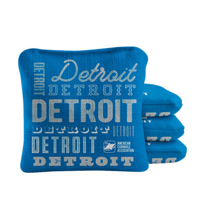Detroit Football - sacs rétro Gameday Synergy Pro Cornhole