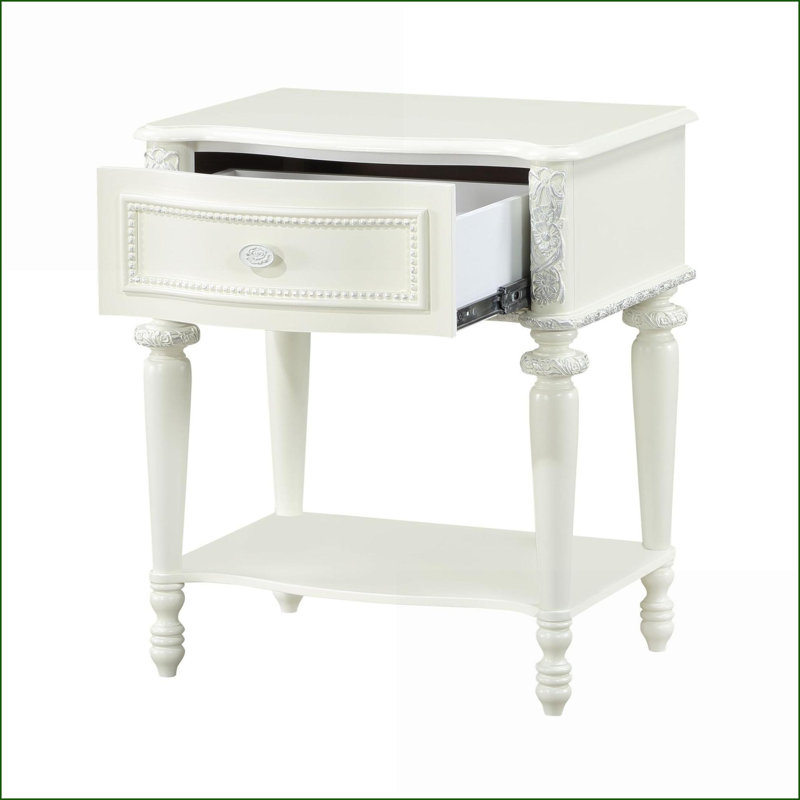 Table de chevet 1 tiroir Ivory Floral
