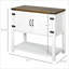 Charmante armoire rustique à deux portes pour un rangement et une décoration polyvalents