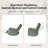 Medlin 31''W Transitional Faux Leather Dual Motor Swivel Rocker Recliner with USB Ports (Set of 2)-794189634