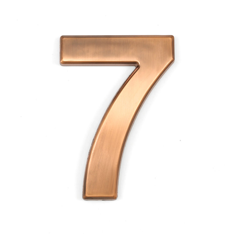 Lettrage numéro 7 3d