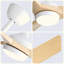 Ventilateur de plafond moderne de 52 pouces avec lumière DEL de 18 W et moteur à courant continu à 3 pales ABS pour la chambre à coucher