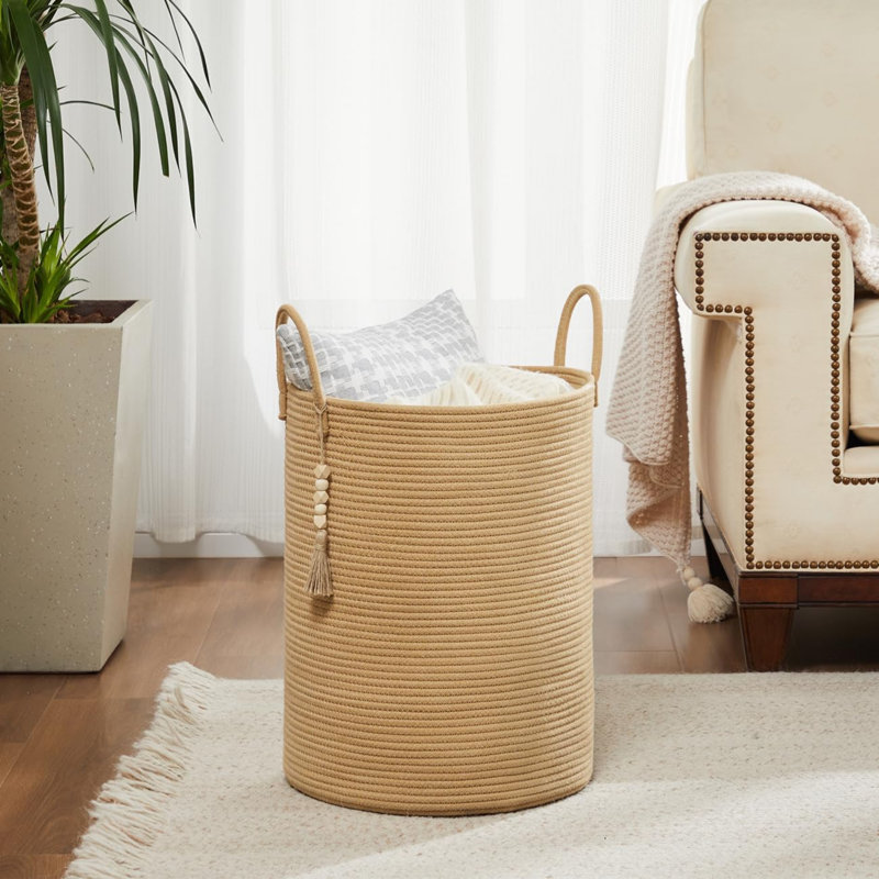 Cotton Laundry Room Organiser, Brown