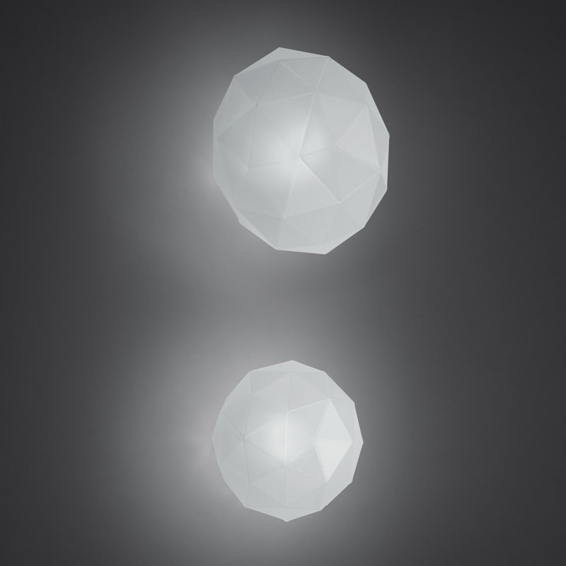 Soffione Flourescent 36-45 Wall/Ceiling Light, 14" x 8"