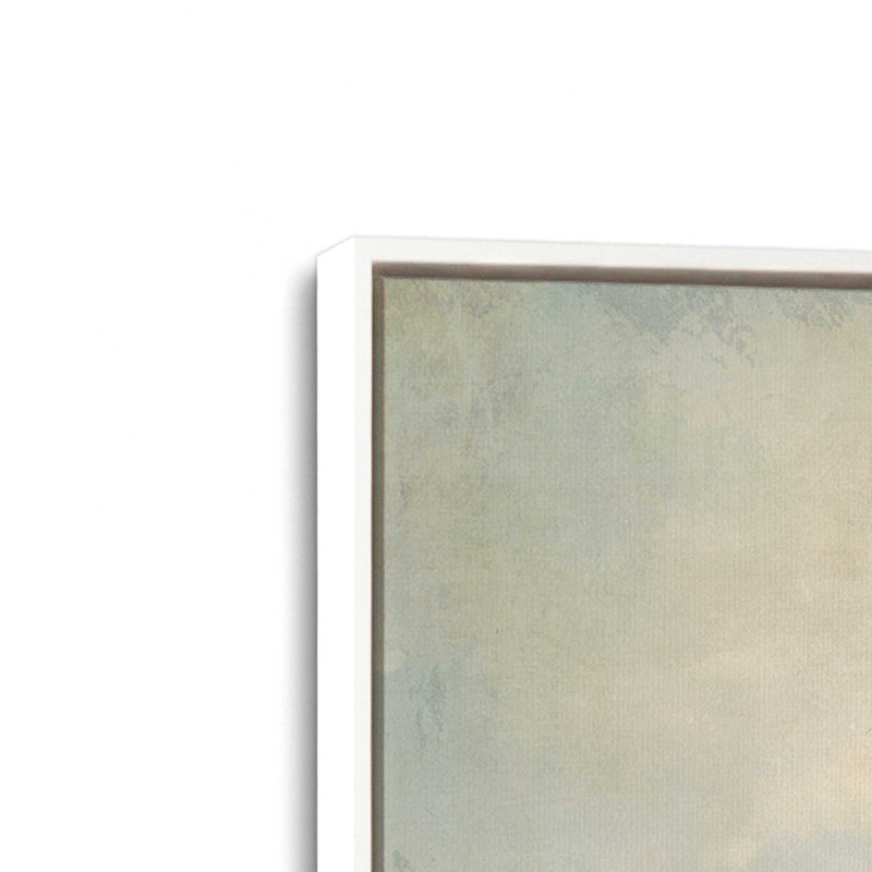 «Serenity» par Marla Rae, reproduction d'art, Toile avec cadre, L 36 x H 36, Blanc