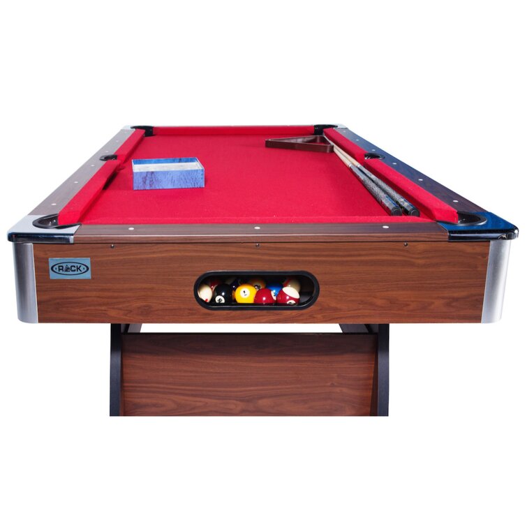 RACK Pool Tables Rack Draco 7-foot Tournament Billiard/pool Table (red Felt  With Black Body)