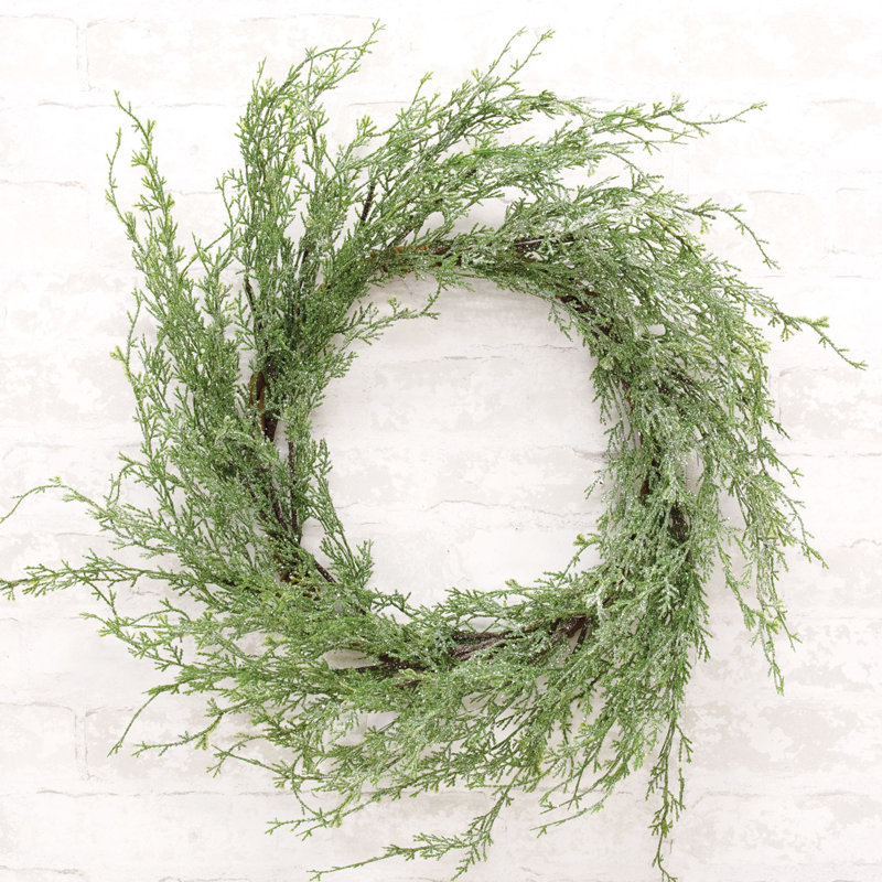 Couronne en cèdre glacé glacé 24 po