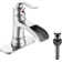 Single-Hole Single-handle Bathroom Faucet with Drain Assembly