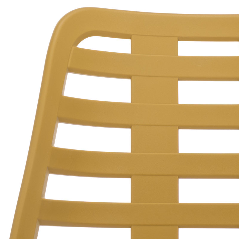 Ensemble de 2 chaises de salle à manger Fufa, Jaune