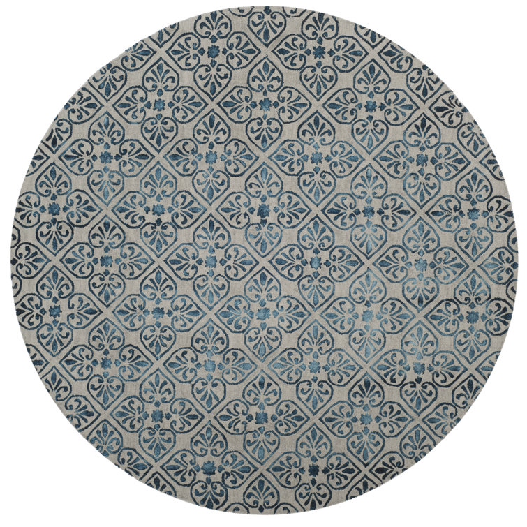 Oakton Hand Tufted Wool Floral Rug