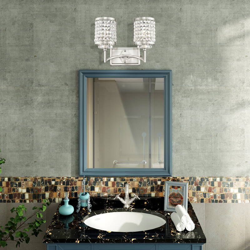 Belisle Steel Armed Sconce, Brushed Nickel