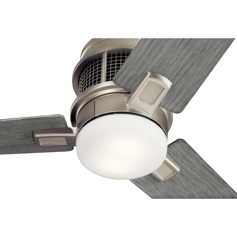 52'' Ceiling Fan with LED Lights, Brushed Nickel