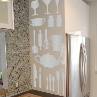 Food & Beverage Non-Wall Damaging Wall Decal