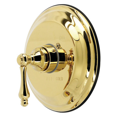 Ensemble robinet de douche Kingston Brass Restoration à poignée unique et garniture équilibrée - Robinet inclus