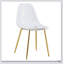 Chaise de salle à manger moderne et minimaliste transparente en cristal sans accoudoirs pour des sièges élégants et fonctionnels