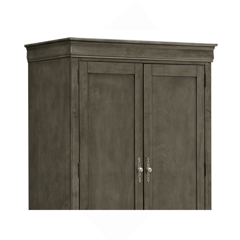 Armoire Louis Phillipe G3105-A, gris