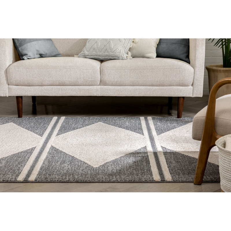 Harlow Moroccan Synthetic Area Rug, Rectangle 120 x 160cm