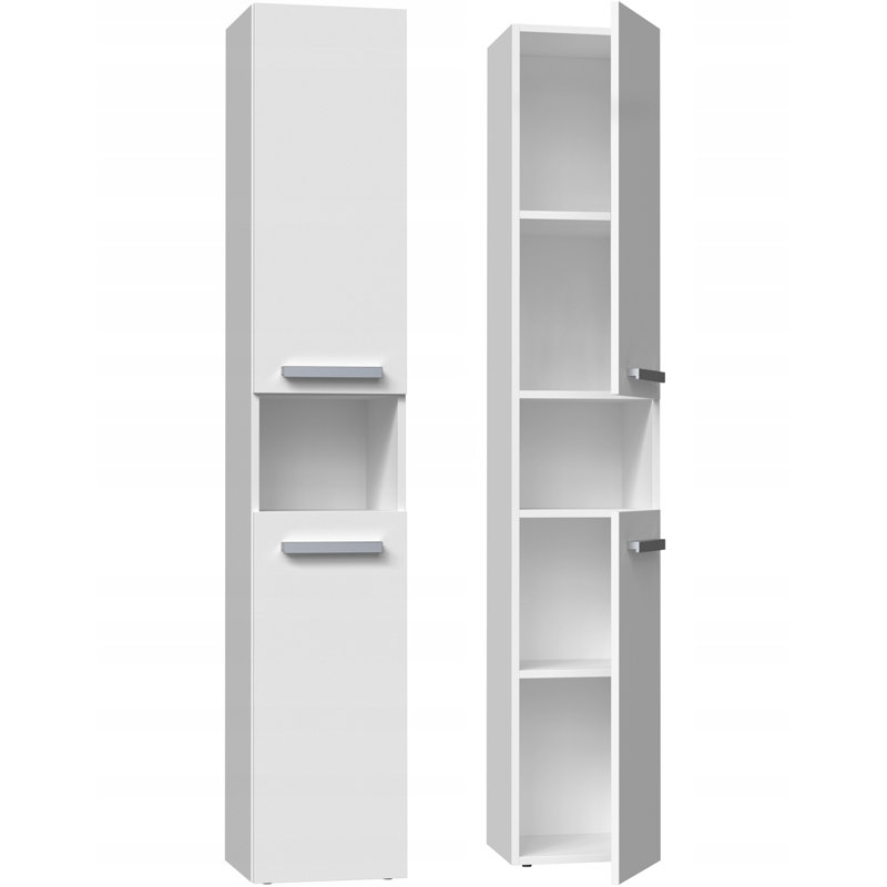 Jagdambika Linen Cabinet, White