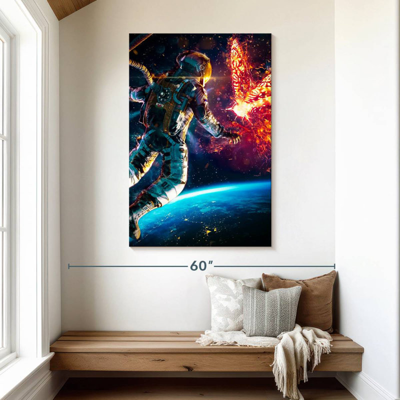 Kelan Astronaut Walk Fantasy, 48" H x 32" W