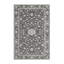 Tapis gris Tabriz lavable à la machine-1596069867