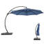 Parasol de patio décalé 12 pi avec base Yardgrace, rotation à 360 ° et inclinaison réglable, résistant aux rayons UV et à l'eau-486251695