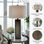 Lampe de table en verre Seiran