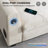 Chenille Sectional Sofa with Bluetooth Speaker,Comfy Cloud Couch Set with Drop Down Table-1670368266