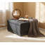 Repose-pieds capitonné avec rangement et garniture cloutée, repose-pieds polyvalent et compartiment caché pour une vie sans encombrement.-129594757